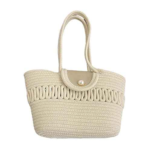 Fashion Tasche Tasche Einfache Gewebte Handtaschen Große Kapazität Geldbörse Umhängetaschen Freizeitpendler Für Frauen Mädchen Taschen Großkapazität Geldbörse Fashion Accessoire Täglich von Watreketal