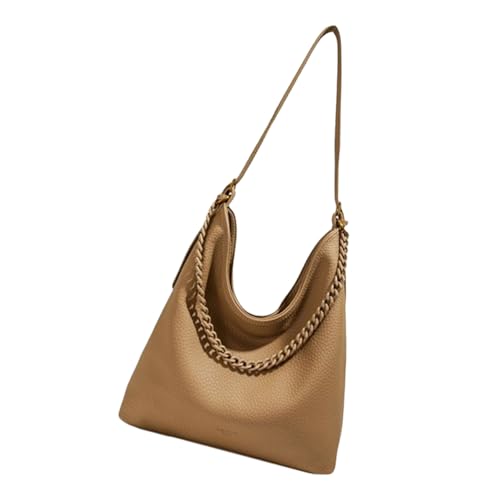 Frauen Ästhetische Umhängetasche PU Leder Pendelung Großer Kapazität Achselhilfe Fashion Handtasche Einfache Achselwahrer Achsel Achsel von Watreketal