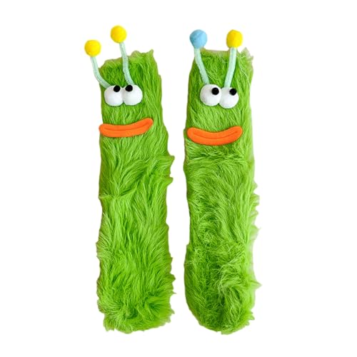 Frauen Dicker Warme Fuzzy Socken Plüsch Winter Für Schlaf Weich Gemütlich Lustige Knöchel Crews Streetwear Damen Fuzzy Cosy Weiche Slipper Socken von Watreketal