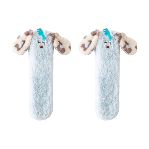 Frauen Fuzzy Plüsch Verdickte Slipper Socken Cartoon Hund Ohren Warmer Winter Weicher Fleece Home Sleeping Coory Warm von Watreketal