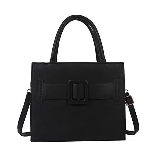 Frauen Mit Soliden Farben Umhängetasche Vintage PU Leder Große Kapazität Crossbody Lady Handtaschen Einfache Messengerinnen Frauen Große Kapazität Messenger Top Crossbody PU Schulter von Watreketal