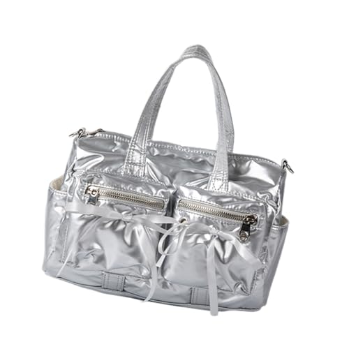 Frauen Multifunktional Nylon Große Handtasche Mit Oberem Und Verstellbares Riemen Mehrerer Taschen Süßer Bogenknoten Crossbody Tasche Mehrere Taschen Umhängetasche von Watreketal