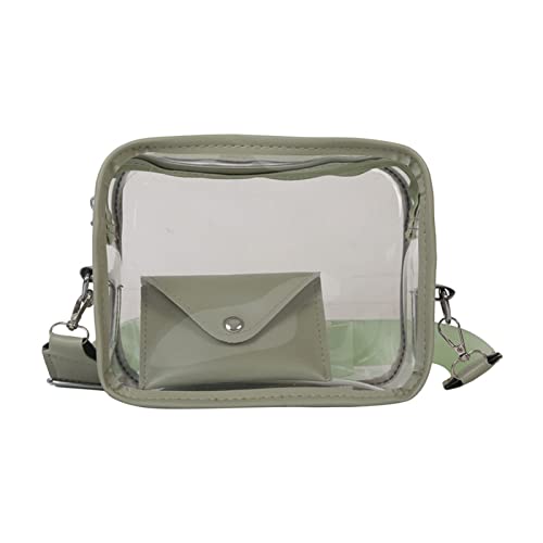 Frauen Transparent Klare Geldbörse Crossbody Beach Bagwith Wallet Umhängetaschen Mit Abnehmbarem Gurtstadion Zugelassene Taschen Klarer Messengerbeutel Für Die Arbeit von Watreketal
