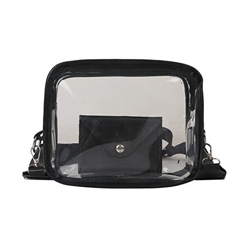 Frauen Transparent Klare Geldbörse Crossbody Beach Bagwith Wallet Umhängetaschen Mit Abnehmbarem Gurtstadion Zugelassene Taschen Klarer Messengerbeutel Für Die Arbeit von Watreketal