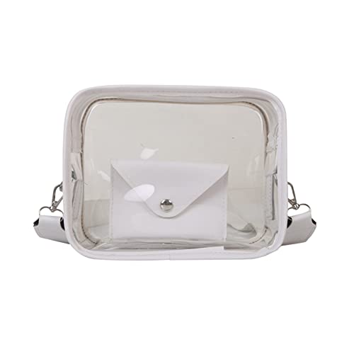 Frauen Transparent Klare Geldbörse Crossbody Beach Bagwith Wallet Umhängetaschen Mit Abnehmbarem Gurtstadion Zugelassene Taschen Klarer Messengerbeutel Für Die Arbeit von Watreketal