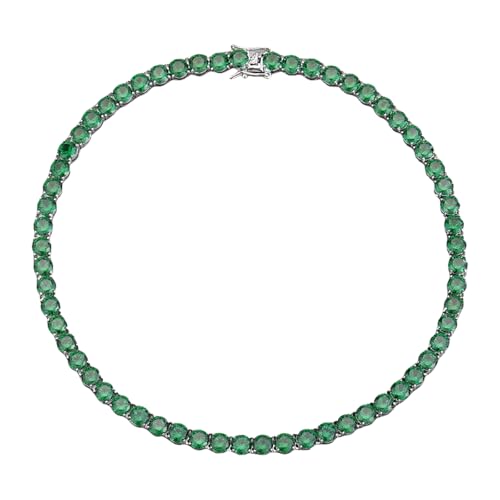 Funkelnde Diamanten Besetzt Kubaner Link Halskette Mode Statement Stücke Schmuckzubehör Für Trendsetters Modeaccessoires von Watreketal