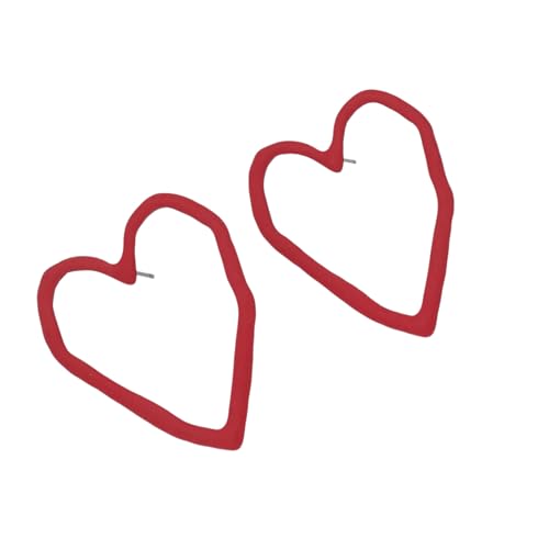 Herzohrringe Hohlohrstolme Herzschmuck Casual Legierungstextur Geeignet Für Modische Teenager Die Elegante Ohrringe Präsentieren von Watreketal