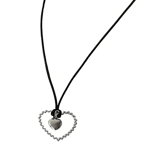 Hip Hop Schlüsselblikan Kette Schmuck Herz Halskette Fashion Charme Perlenkette Valentinstag Geschenke Weibliche Blumenketten Für Frauen von Watreketal