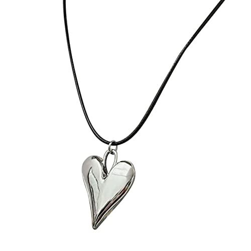 Hip Hop Schlüsselblikan Kette Schmuck Herz Halskette Fashion Charme Perlenkette Valentinstag Geschenke Weibliche Blumenketten Für Frauen von Watreketal