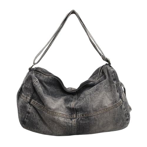 Japaner Lässiger Vintage Wäsche Denims Umhängetasche Vielseitige Kapazitätskreuzkörper Für Die Schule Und Die Tägliche Schulter Mit Großer Kapazität Pendeln von Watreketal