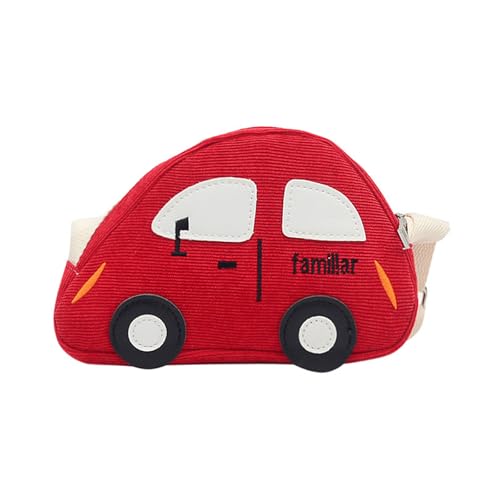 Jungen Und Mädchen Kleine Auto Crossbody Beutel Praktische Geburtstag Freien Freien Mit Verstellbarer Gürtel Cartoon Auto Handtasche von Watreketal