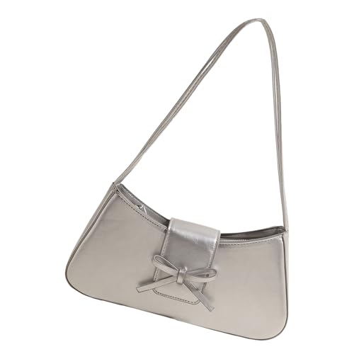 Korean Styles Achselbeutel Für Frauen Mädchen Mode Pendeln Bögen Schulter Weibliche PU Leder Achsel Frauen Bögen Achselhöhlen Koreanische Stile Handtasche All Matching Schulter Für Täglich von Watreketal