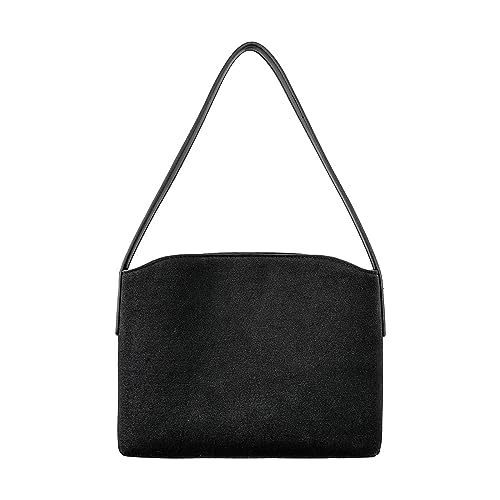 Lady Geldbeutel Einfache Mode Mit Tasche Achsel Vielseitige Umhängetaschen Achselhilfe Handtasche Solid Color Tote Vielseitige Frauenbeutel von Watreketal