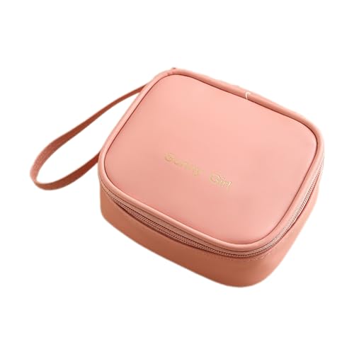 Watreketal Lederspeicherbeutel Für Kopfhörer Kabel Lippenstift Make Up Vielseitige Münzgrundstücksbeutel Frauen Mädchen Reisen Make Up Organizer Trendy Accessoire von Watreketal