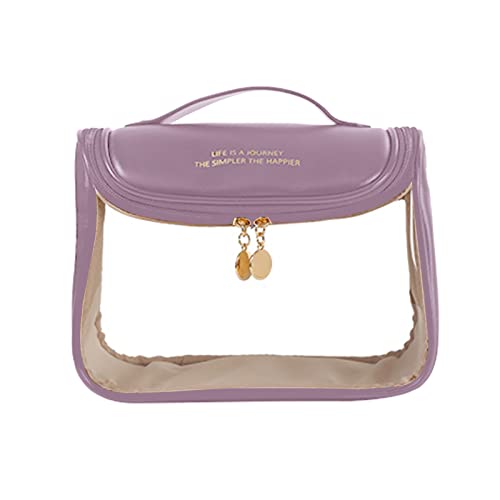 Make Up Beutel Mit Großer Kapazität Tragbarer Reisen Kosmetikbeutel Klare wasserdichte Bad Waschbad Frauen Toiletten Organizer Kosmetik von Watreketal