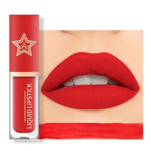 Matte Liquid Lipstick Longwear Lippenfarbe Langlebiger Wasserdichtem Glanz Hochpigmentierter Fleckgeschenke Für Frauen Hochpigmentierte Lippenfärbung von Watreketal