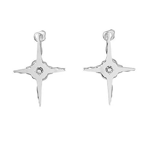Minimalistisches Kreuz Dangle Ohrring Punk Schmuck Geschenk Lang Glänzender Cross Punk Schmuck Schmuckdekoration Minimalistischer Ohrring Für Frauen von Watreketal