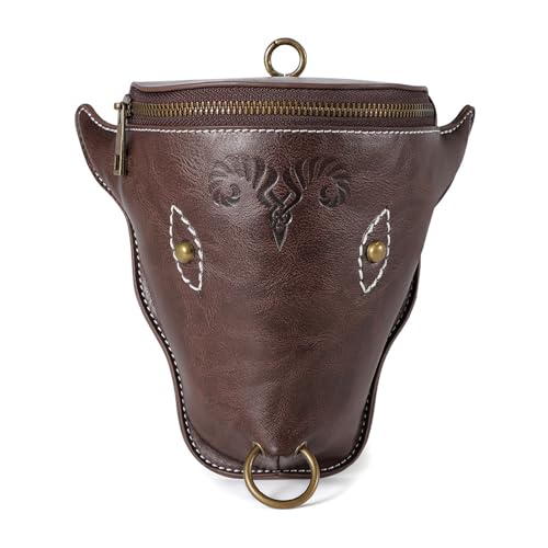 Mittelalterliche Taillenpackung Ledergürtel Beutel Tailentasche LARP Kostümzubehör Für Frauen Mann Pack Mittelalterlichen Gürtelbeutel von Watreketal