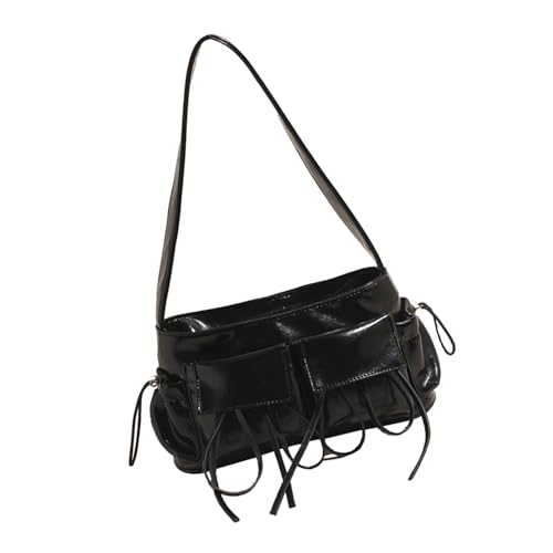 Mode PU Leder Mehrere Taschen Umhängetasche Für Frauen Feste Farbe Süß von Watreketal