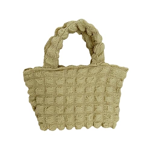 Mode Plissierte Wolkenbeutel Große Kapazität Leinwand Achselhöhle Ruched Design Trendy Bag Vielseitige Farbige Reisetaschen Stilvolle Und Geräumige Handtasche von Watreketal