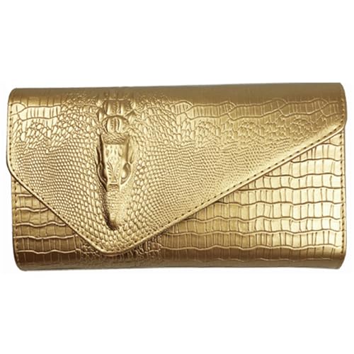 Modische Alligatormuster PU Leder Handheld Tasche Mit Ketten Crossbody Evening Tasche Schulter Handtasche Geldbörse Für Frauen PU Leder Crossbody Handtasche von Watreketal