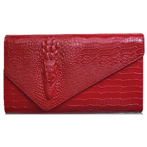 Modische Alligatormuster PU Leder Handheld Tasche Mit Ketten Crossbody Evening Tasche Schulter Handtasche Geldbörse Für Frauen PU Leder Crossbody Handtasche von Watreketal