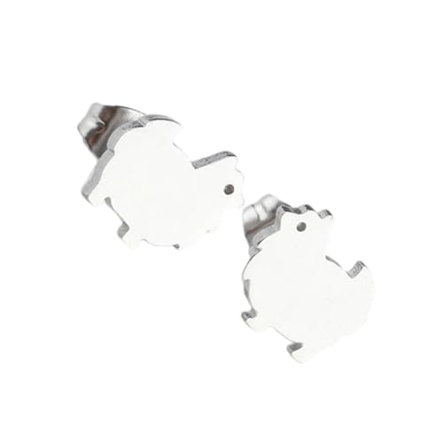 Modische Alpakasohrohrschern Handgefertigte Tierohrringe Accessoire Festival Feier Juwely Für Modeliebhaber Süße Tierstollen von Watreketal