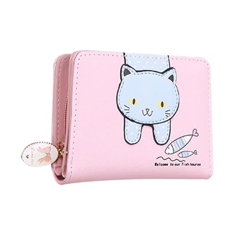 Münze Geldbörse Leder Cartoon Wallet Kurztyp Cash Holder Kreditkarte Bank Wallet Bank Cash Reißverschluss Design Für Sichere Münzlagerung von Watreketal