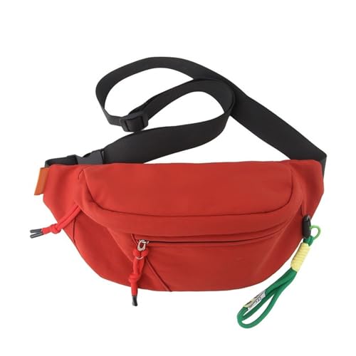 Multi Taschen Nylon Taillenpack Mit Großer Kapazität Crossbody Umhängetasche Reißverschlüsse Reißverschluss Brustgürtel Für Unisex Verstellbare Gurtkiste von Watreketal