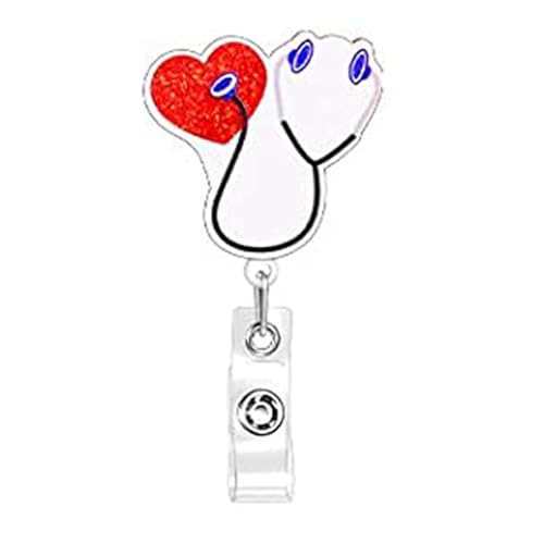 Multifauntal Acryl Organ Badge Reel Cartoon Clip Brosche Arzt Krankenschwester Abzeichenhalter Für Krankenhausausstellungen Bildungsorganmodell Geeignet von Watreketal