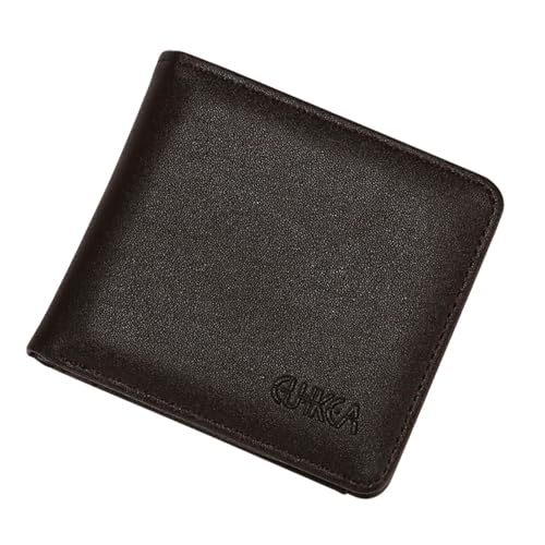PU Männer Brieftasche Mit Kartenschlitzen Und Münzfach Perfekt Für Wirtschaftsfachleute Und Unterwegs Münzpocket Wallet von Watreketal