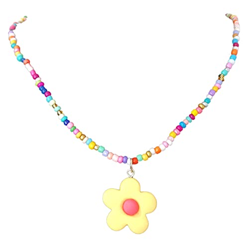 Perlen Halskette Reis Perlen Strandschmuck Geeignet Für Damen Und Mädchen Reisperlen Halskette von Watreketal