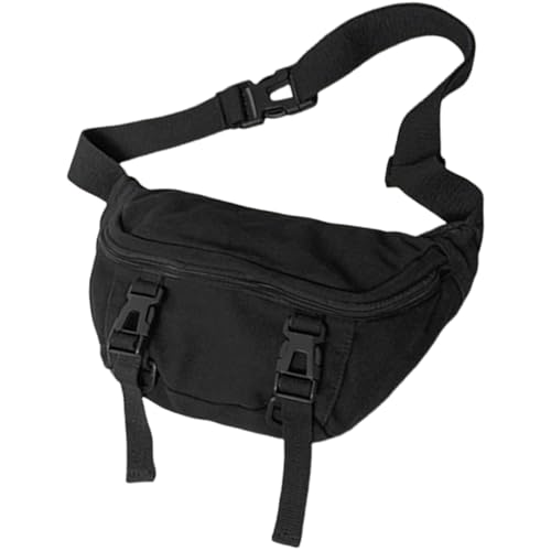 Praktische Canvas Umhängetasche Für Reisen Und Sportliche Crossbody Brust Pack Lässig Streetwear Accessoire Mehrere Taschen Umhängetasche von Watreketal