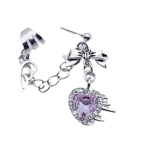 Punk Vintage Frauen Ohrringe Metallkette Cross Herz Personalisiert Hip Hop Stücke Ohrknochen Clips Party Schmuck Geschenke Herzohrringe Für Frauen Punk Vintage Frauen Ohrringe Metallkette Cross Herz Personalisiert Hip Hop Stücke Ohrknochen Clips Party Schmuck Geschenke Herzohrringe Für Frauen von Watreketal