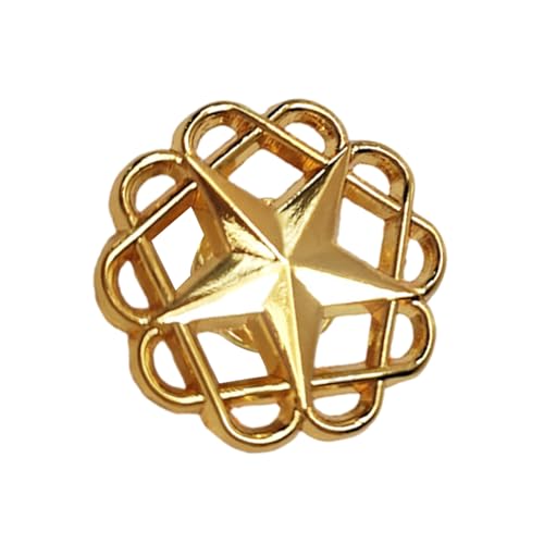 Robuslegierung Fünf Pointierte Sternbrosch Stecknadel Dekoration Accessoire Für Studenten Und Profis Täglich Nutzen Sie Casual Wear Mode Alloy Pin von Watreketal