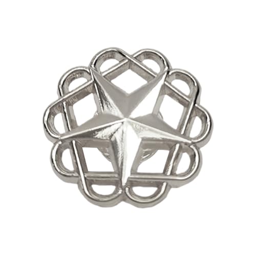 Robuslegierung Fünf Pointierte Sternbrosch Stecknadel Dekoration Accessoire Für Studenten Und Profis Täglich Nutzen Sie Casual Wear Mode Alloy Pin von Watreketal