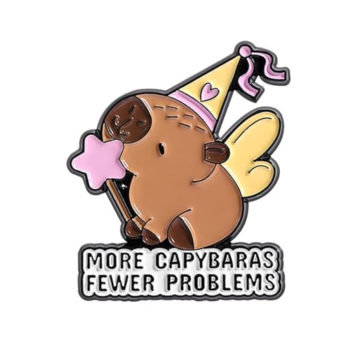 Schöne Capybaras Brosche Stifte Für Rucksäcke Kleidungszubehör Schöne Geschenke Unisex Thematisches Revers Unisex Themen Lappel von Watreketal