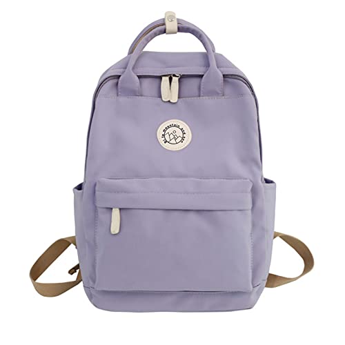 Watreketal Schul Rucksack Japanischer Nylon Laptop Reise Rucksäcke Für Teenager Jugend Schüler Lässig Daypack School Für Frauen von Watreketal