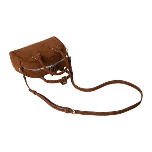 Stilvolle Frauen Crossbody Taschen Retro Schulterbetrieb Mit Verstellbarem Gurt PU Leder Handtasche Satchel Für Tägliche Verwendung Lederhandtasche von Watreketal