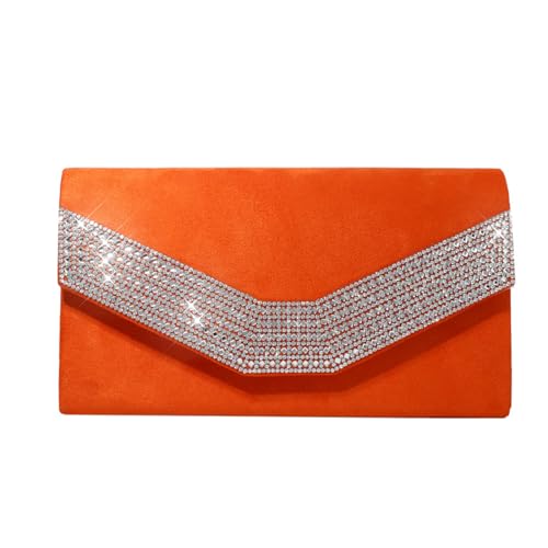 Stilvoller Samt Clutch Ketten Umhängetaschen Abendtasche Für Soziale Versammlungen Und Feierlichkeiten Velvet Handtasche von Watreketal