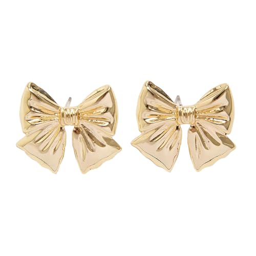Sweet Bowknot Ohrringe Elegant Piercing Mode Schmuck Einfache Punk Für Frauen Mädchen Ohrohrschuh Bogenknotenohrringe Ohrringe von Watreketal