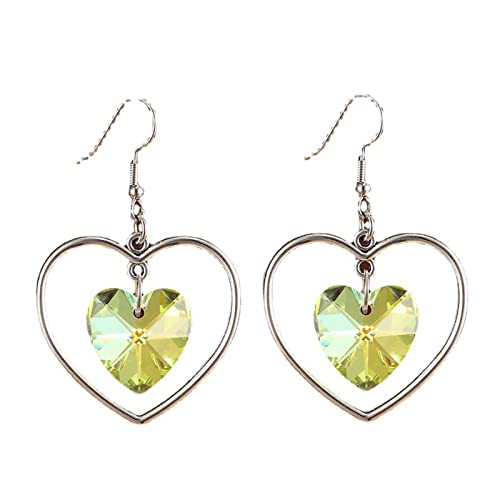 Sweet Heart Hook Dangle Ohrringe Hohl Geometrische Koreanische Mode Schmuck Mond Herz Drop Geschenke Drop Ohrringe von Watreketal