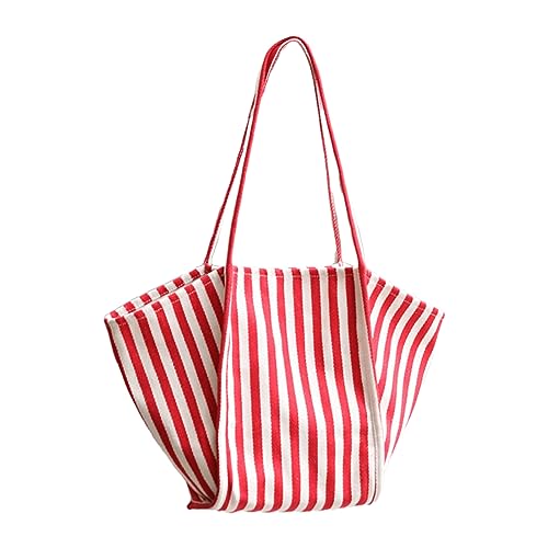 Trend & Vielseitige Canvas Tasche Tasche/Schulter Mit Gestreiftem Design Stilvoll Und Funktional von Watreketal