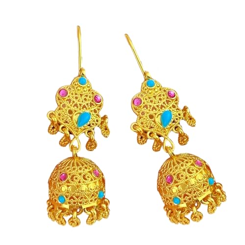 Türkisch Goldene Geometrische Geometrische Dangle Ohrringe Tragbar Für Frauen Damen Trend Bankett Schmuckzubehör Ceiler Kleidung Elegante Ohrringe Für Frauen von Watreketal