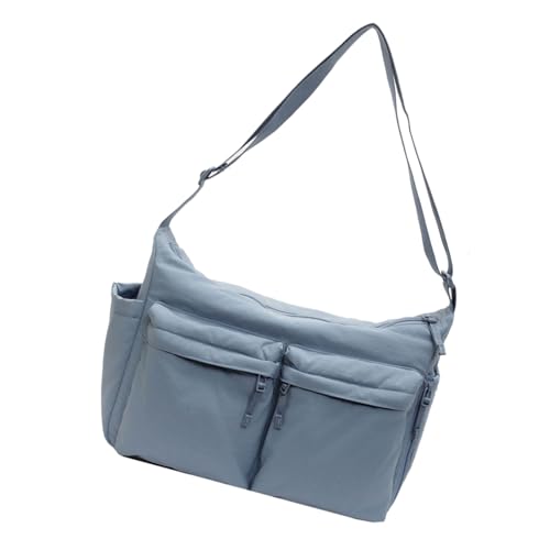 Unisex Casual Crossbody Bag Mit Mehreren Taschen Wasserfeste Nylon Umhängetasche Lässig Satchel Für Verschiedene Gelegenheit Wasserfeste Nylon Geldbeutel von Watreketal