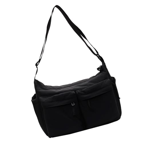 Unisex Casual Crossbody Bag Mit Mehreren Taschen Wasserfeste Nylon Umhängetasche Lässig Satchel Für Verschiedene Gelegenheit Wasserfeste Nylon Geldbeutel von Watreketal