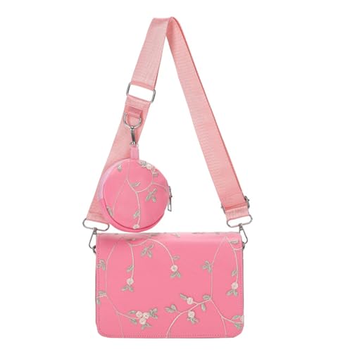 Watreketal 2023 Crossbody Bag Stickerei Schulter Mode Mit Geldbörse Großer Kapazität Messenger Vielseitiger Trendiger Frauen Trendiger Handtasche von Watreketal