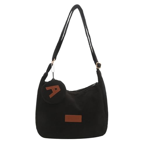 Watreketal 2024 New Crossbody Bag Cord Umhängetaschen Große Kapazität Schulbuch Tasche Modetaschen Für Teenager Student Compact Tasche von Watreketal