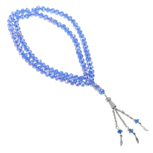 Watreketal 9 Farbkristall Einfache Religiöse Tasbih Gebetsglas Perlen Armband Männer Frauen Schmuck Für Und Gebet Perlen Rosenkring von Watreketal