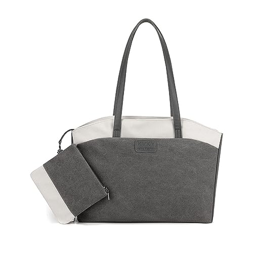 Watreketal Canvas Einkaufstasche Käufer Handtasche Für Mädchen Frauen Große Kapazität Schulter Lady Geldbeutel Vielseitiger Reisetaschen Mit Innerer Handtaschen von Watreketal